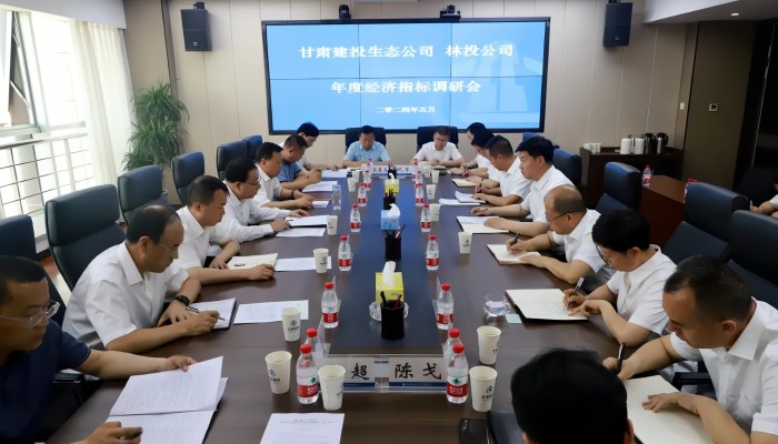 蘇躍華一行調(diào)研生態(tài)公司、林投公司經(jīng)濟(jì)運行工作